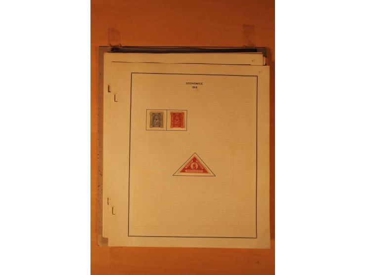 1803/1964, postfrischer, ungebrauchter und gestempelter Posten, dabei Bl.1 (3, einmal mit Unterschrift des Präsidenten, teils