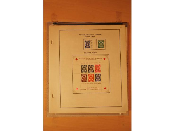 1803/1964, postfrischer, ungebrauchter und gestempelter Posten, dabei Bl.1 (3, einmal mit Unterschrift des Präsidenten, teils