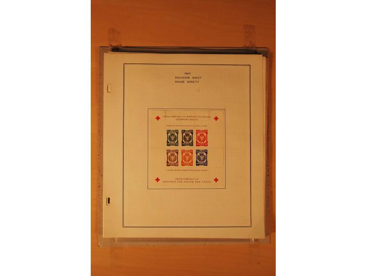 1803/1964, postfrischer, ungebrauchter und gestempelter Posten, dabei Bl.1 (3, einmal mit Unterschrift des Präsidenten, teils