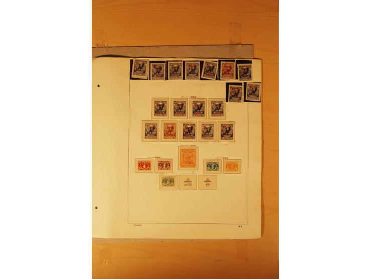 1857/1980, umfangreiche ungebrauchte, postfrische und gestempelte Sammlung mit vielen besseren Werten, dabei Mi.-Nr. 1 gestem