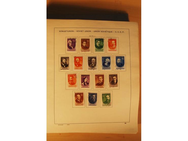1857/1980, umfangreiche ungebrauchte, postfrische und gestempelte Sammlung mit vielen besseren Werten, dabei Mi.-Nr. 1 gestem