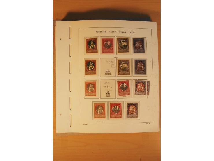 1858/1991, postfrische und ungebrauchte sehr reichhaltige Sammlung mit u.a. Mi.-Nr. 168y, 185IIB, 214c, 400Bxb, 427-28, 429-4