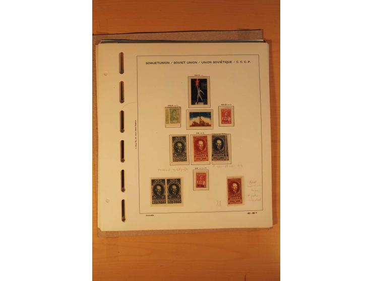 1858/1991, postfrische und ungebrauchte sehr reichhaltige Sammlung mit u.a. Mi.-Nr. 168y, 185IIB, 214c, 400Bxb, 427-28, 429-4