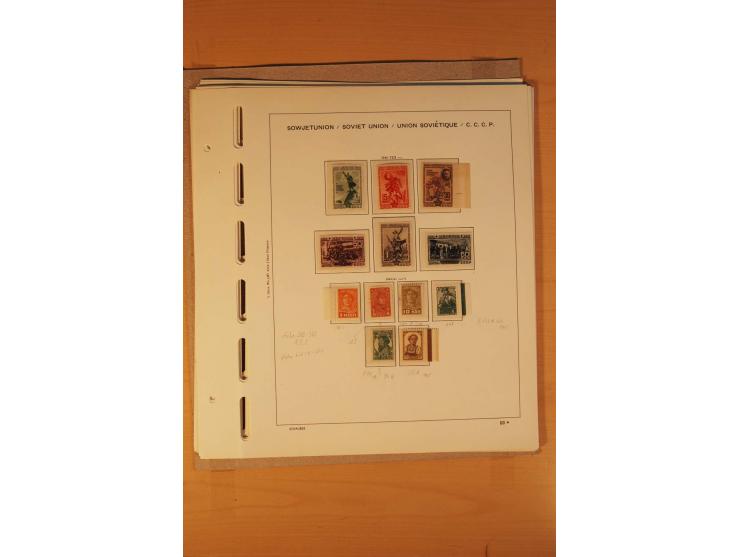 1858/1991, postfrische und ungebrauchte sehr reichhaltige Sammlung mit u.a. Mi.-Nr. 168y, 185IIB, 214c, 400Bxb, 427-28, 429-4