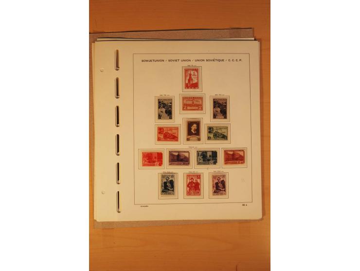 1858/1991, postfrische und ungebrauchte sehr reichhaltige Sammlung mit u.a. Mi.-Nr. 168y, 185IIB, 214c, 400Bxb, 427-28, 429-4