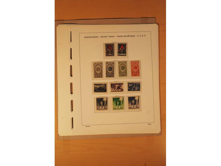1858/1991, postfrische und ungebrauchte sehr reichhaltige Sammlung mit u.a. Mi.-Nr. 168y, 185IIB, 214c, 400Bxb, 427-28, 429-4