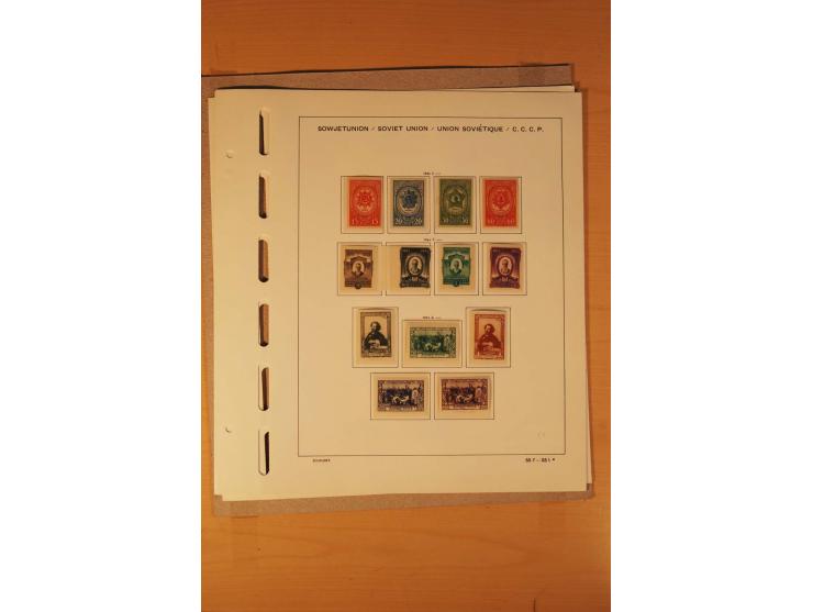 1858/1991, postfrische und ungebrauchte sehr reichhaltige Sammlung mit u.a. Mi.-Nr. 168y, 185IIB, 214c, 400Bxb, 427-28, 429-4