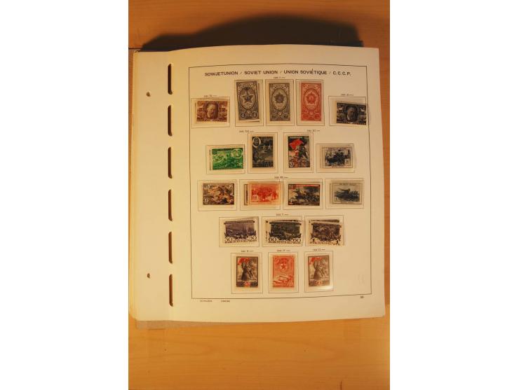 1858/1991, postfrische und ungebrauchte sehr reichhaltige Sammlung mit u.a. Mi.-Nr. 168y, 185IIB, 214c, 400Bxb, 427-28, 429-4