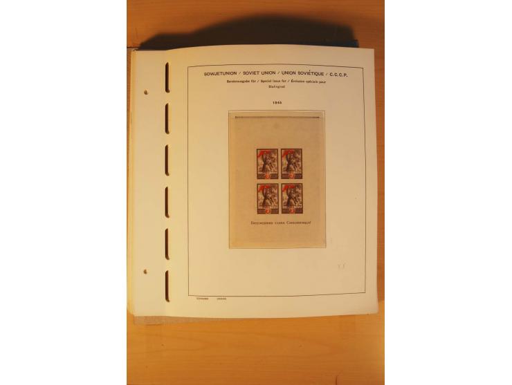 1858/1991, postfrische und ungebrauchte sehr reichhaltige Sammlung mit u.a. Mi.-Nr. 168y, 185IIB, 214c, 400Bxb, 427-28, 429-4