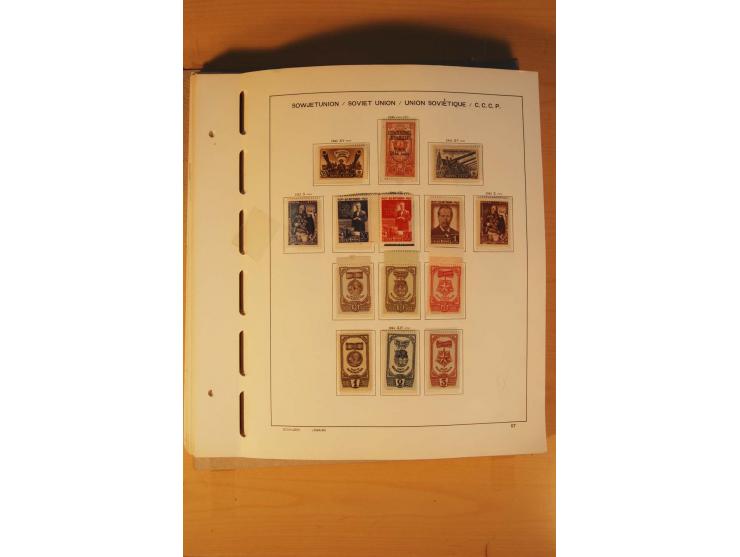 1858/1991, postfrische und ungebrauchte sehr reichhaltige Sammlung mit u.a. Mi.-Nr. 168y, 185IIB, 214c, 400Bxb, 427-28, 429-4