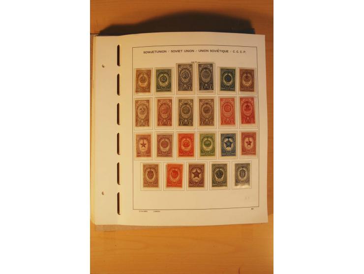 1858/1991, postfrische und ungebrauchte sehr reichhaltige Sammlung mit u.a. Mi.-Nr. 168y, 185IIB, 214c, 400Bxb, 427-28, 429-4