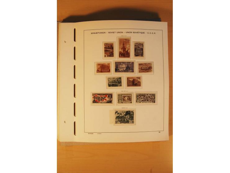 1858/1991, postfrische und ungebrauchte sehr reichhaltige Sammlung mit u.a. Mi.-Nr. 168y, 185IIB, 214c, 400Bxb, 427-28, 429-4