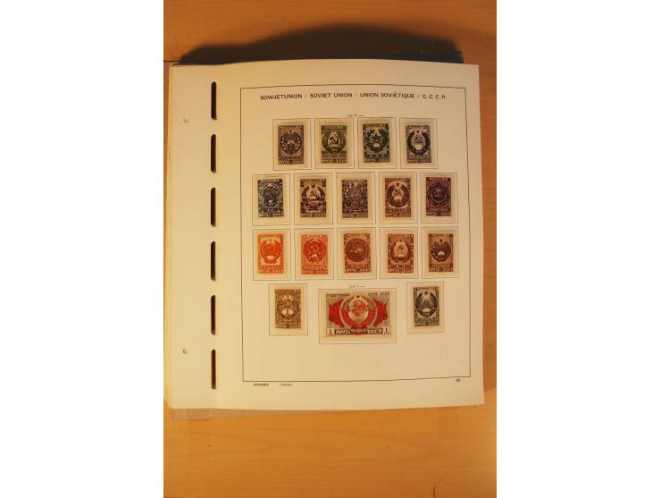 1858/1991, postfrische und ungebrauchte sehr reichhaltige Sammlung mit u.a. Mi.-Nr. 168y, 185IIB, 214c, 400Bxb, 427-28, 429-4