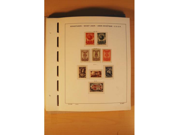 1858/1991, postfrische und ungebrauchte sehr reichhaltige Sammlung mit u.a. Mi.-Nr. 168y, 185IIB, 214c, 400Bxb, 427-28, 429-4