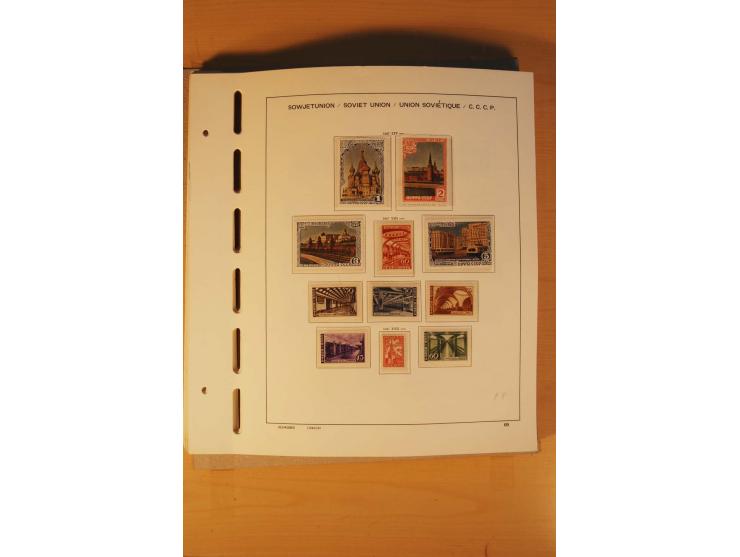 1858/1991, postfrische und ungebrauchte sehr reichhaltige Sammlung mit u.a. Mi.-Nr. 168y, 185IIB, 214c, 400Bxb, 427-28, 429-4