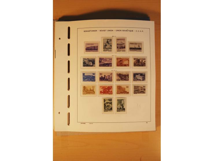 1858/1991, postfrische und ungebrauchte sehr reichhaltige Sammlung mit u.a. Mi.-Nr. 168y, 185IIB, 214c, 400Bxb, 427-28, 429-4