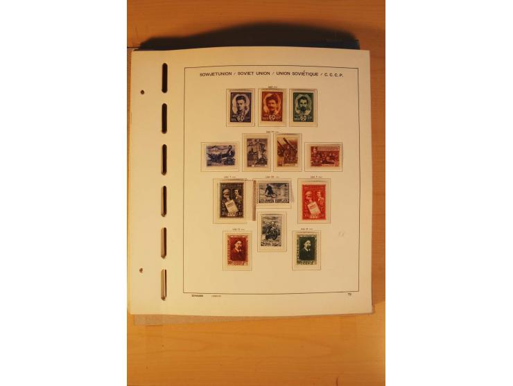 1858/1991, postfrische und ungebrauchte sehr reichhaltige Sammlung mit u.a. Mi.-Nr. 168y, 185IIB, 214c, 400Bxb, 427-28, 429-4