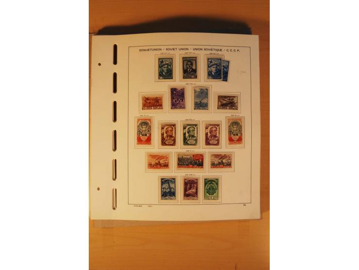 1858/1991, postfrische und ungebrauchte sehr reichhaltige Sammlung mit u.a. Mi.-Nr. 168y, 185IIB, 214c, 400Bxb, 427-28, 429-4