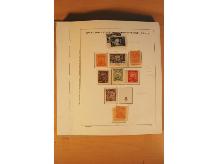 1858/1991, postfrische und ungebrauchte sehr reichhaltige Sammlung mit u.a. Mi.-Nr. 168y, 185IIB, 214c, 400Bxb, 427-28, 429-4