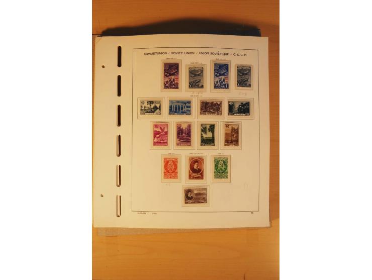 1858/1991, postfrische und ungebrauchte sehr reichhaltige Sammlung mit u.a. Mi.-Nr. 168y, 185IIB, 214c, 400Bxb, 427-28, 429-4
