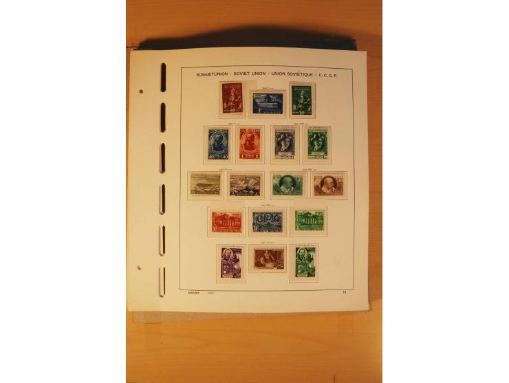 1858/1991, postfrische und ungebrauchte sehr reichhaltige Sammlung mit u.a. Mi.-Nr. 168y, 185IIB, 214c, 400Bxb, 427-28, 429-4