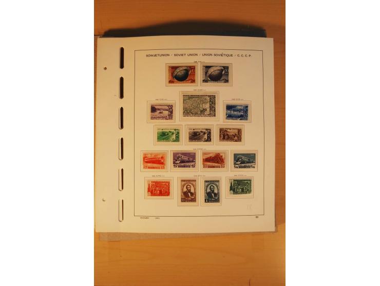 1858/1991, postfrische und ungebrauchte sehr reichhaltige Sammlung mit u.a. Mi.-Nr. 168y, 185IIB, 214c, 400Bxb, 427-28, 429-4