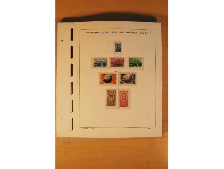 1858/1991, postfrische und ungebrauchte sehr reichhaltige Sammlung mit u.a. Mi.-Nr. 168y, 185IIB, 214c, 400Bxb, 427-28, 429-4