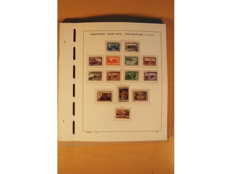 1858/1991, postfrische und ungebrauchte sehr reichhaltige Sammlung mit u.a. Mi.-Nr. 168y, 185IIB, 214c, 400Bxb, 427-28, 429-4