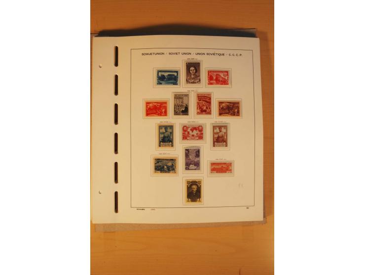 1858/1991, postfrische und ungebrauchte sehr reichhaltige Sammlung mit u.a. Mi.-Nr. 168y, 185IIB, 214c, 400Bxb, 427-28, 429-4