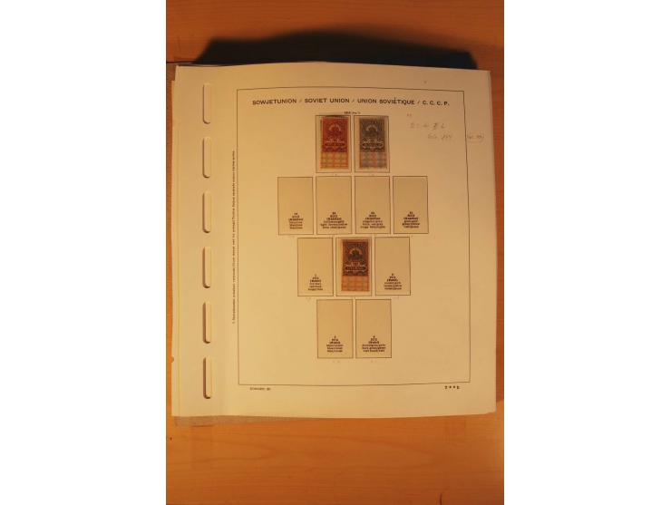 1858/1991, postfrische und ungebrauchte sehr reichhaltige Sammlung mit u.a. Mi.-Nr. 168y, 185IIB, 214c, 400Bxb, 427-28, 429-4