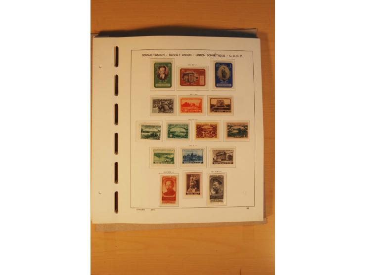 1858/1991, postfrische und ungebrauchte sehr reichhaltige Sammlung mit u.a. Mi.-Nr. 168y, 185IIB, 214c, 400Bxb, 427-28, 429-4
