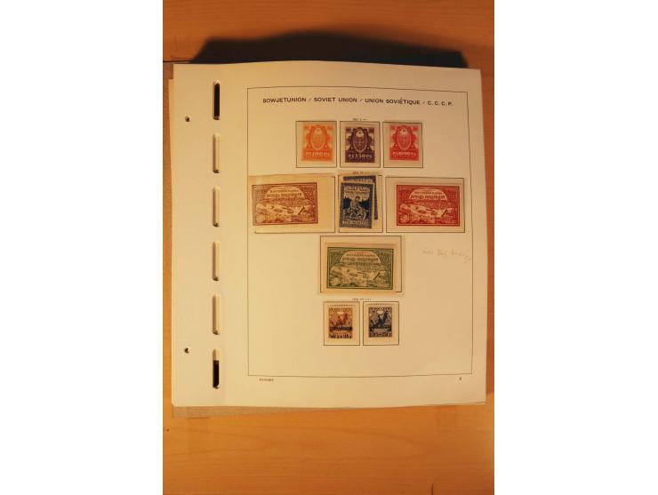 1858/1991, postfrische und ungebrauchte sehr reichhaltige Sammlung mit u.a. Mi.-Nr. 168y, 185IIB, 214c, 400Bxb, 427-28, 429-4