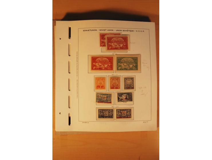 1858/1991, postfrische und ungebrauchte sehr reichhaltige Sammlung mit u.a. Mi.-Nr. 168y, 185IIB, 214c, 400Bxb, 427-28, 429-4