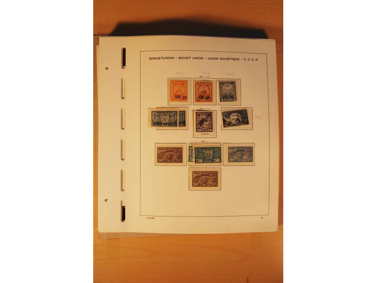 1858/1991, postfrische und ungebrauchte sehr reichhaltige Sammlung mit u.a. Mi.-Nr. 168y, 185IIB, 214c, 400Bxb, 427-28, 429-4