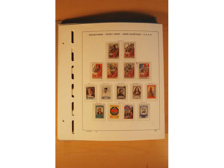 1858/1991, postfrische und ungebrauchte sehr reichhaltige Sammlung mit u.a. Mi.-Nr. 168y, 185IIB, 214c, 400Bxb, 427-28, 429-4