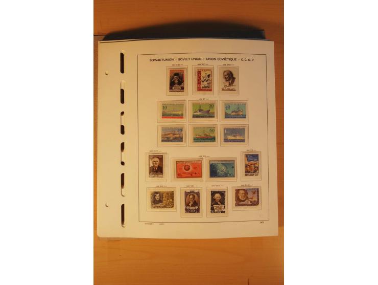 1858/1991, postfrische und ungebrauchte sehr reichhaltige Sammlung mit u.a. Mi.-Nr. 168y, 185IIB, 214c, 400Bxb, 427-28, 429-4