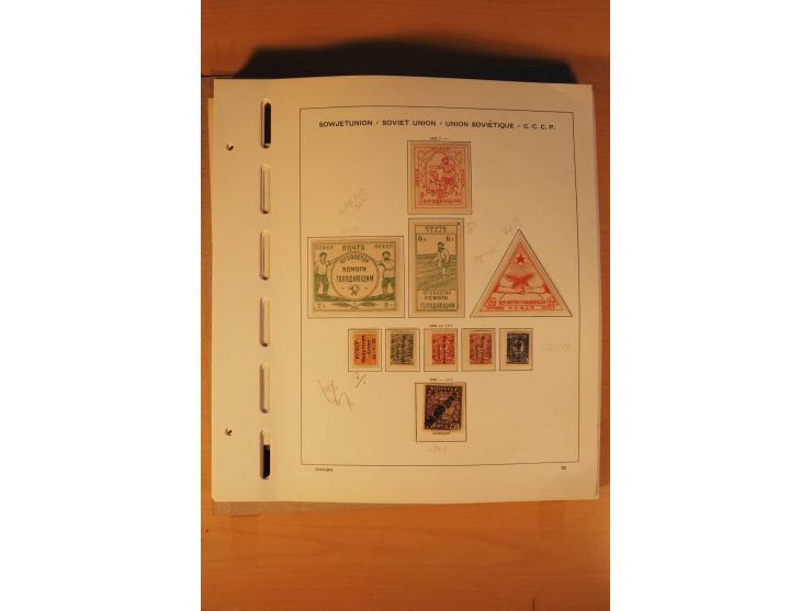 1858/1991, postfrische und ungebrauchte sehr reichhaltige Sammlung mit u.a. Mi.-Nr. 168y, 185IIB, 214c, 400Bxb, 427-28, 429-4