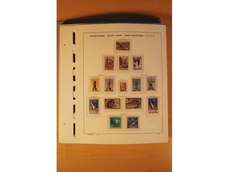 1858/1991, postfrische und ungebrauchte sehr reichhaltige Sammlung mit u.a. Mi.-Nr. 168y, 185IIB, 214c, 400Bxb, 427-28, 429-4