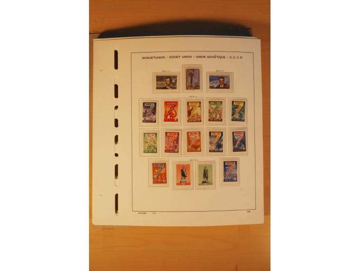 1858/1991, postfrische und ungebrauchte sehr reichhaltige Sammlung mit u.a. Mi.-Nr. 168y, 185IIB, 214c, 400Bxb, 427-28, 429-4