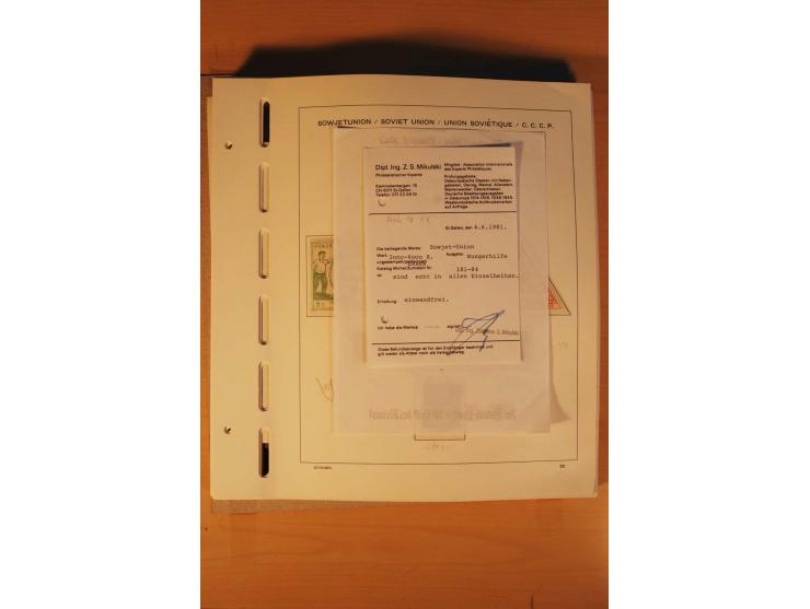1858/1991, postfrische und ungebrauchte sehr reichhaltige Sammlung mit u.a. Mi.-Nr. 168y, 185IIB, 214c, 400Bxb, 427-28, 429-4