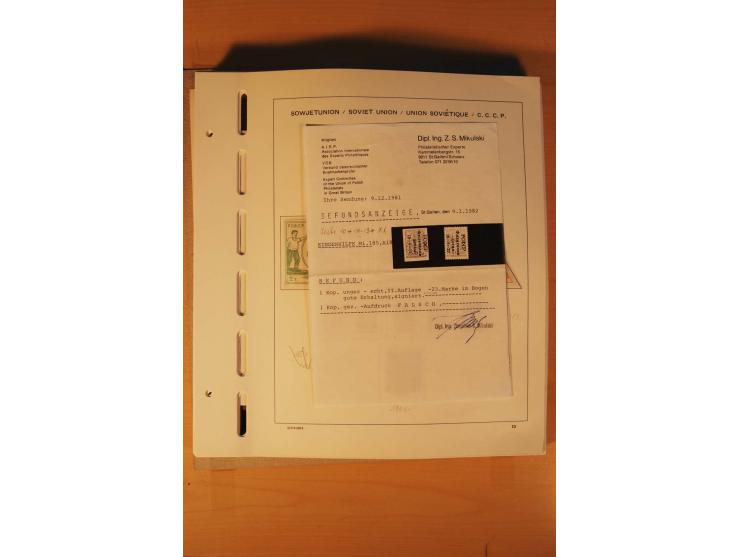 1858/1991, postfrische und ungebrauchte sehr reichhaltige Sammlung mit u.a. Mi.-Nr. 168y, 185IIB, 214c, 400Bxb, 427-28, 429-4