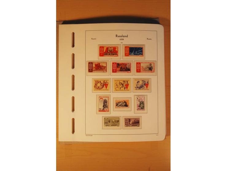 1858/1991, postfrische und ungebrauchte sehr reichhaltige Sammlung mit u.a. Mi.-Nr. 168y, 185IIB, 214c, 400Bxb, 427-28, 429-4