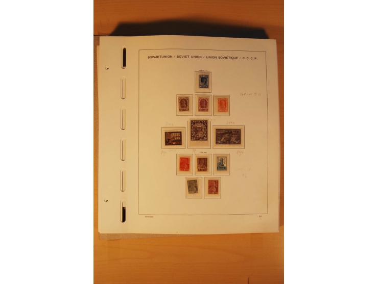1858/1991, postfrische und ungebrauchte sehr reichhaltige Sammlung mit u.a. Mi.-Nr. 168y, 185IIB, 214c, 400Bxb, 427-28, 429-4