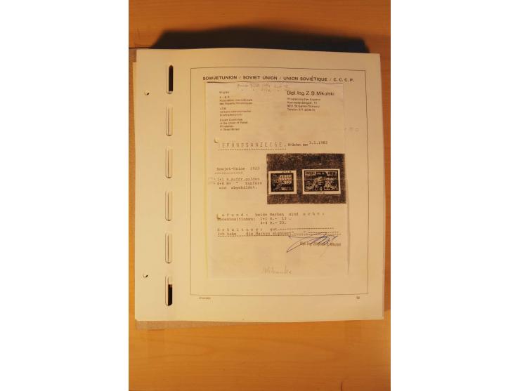 1858/1991, postfrische und ungebrauchte sehr reichhaltige Sammlung mit u.a. Mi.-Nr. 168y, 185IIB, 214c, 400Bxb, 427-28, 429-4
