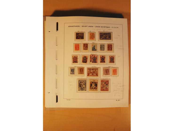 1858/1991, postfrische und ungebrauchte sehr reichhaltige Sammlung mit u.a. Mi.-Nr. 168y, 185IIB, 214c, 400Bxb, 427-28, 429-4