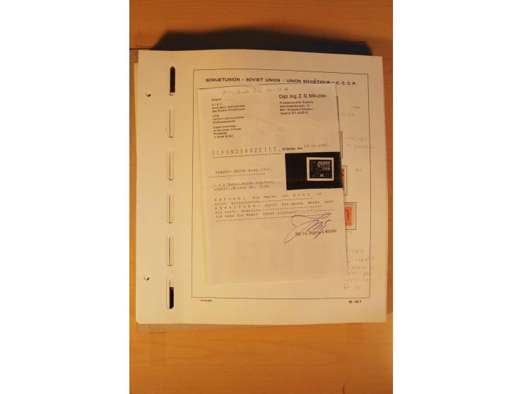 1858/1991, postfrische und ungebrauchte sehr reichhaltige Sammlung mit u.a. Mi.-Nr. 168y, 185IIB, 214c, 400Bxb, 427-28, 429-4
