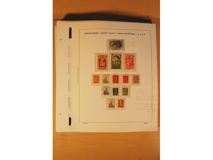1858/1991, postfrische und ungebrauchte sehr reichhaltige Sammlung mit u.a. Mi.-Nr. 168y, 185IIB, 214c, 400Bxb, 427-28, 429-4