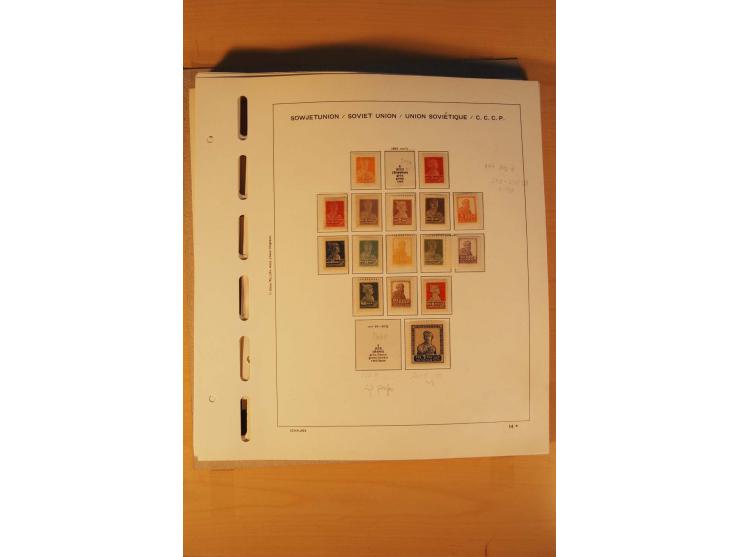 1858/1991, postfrische und ungebrauchte sehr reichhaltige Sammlung mit u.a. Mi.-Nr. 168y, 185IIB, 214c, 400Bxb, 427-28, 429-4