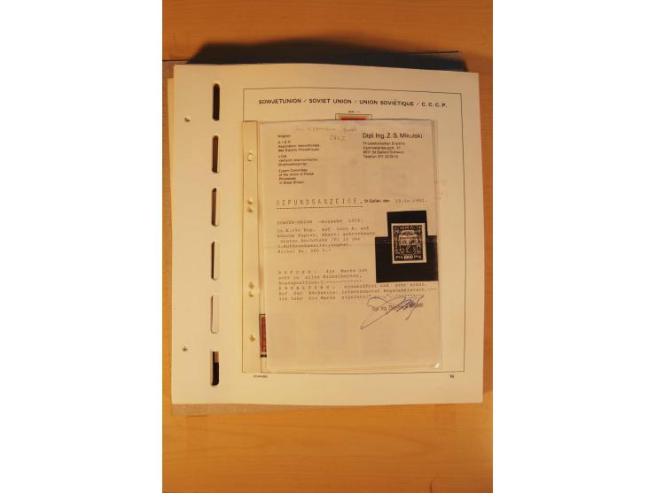 1858/1991, postfrische und ungebrauchte sehr reichhaltige Sammlung mit u.a. Mi.-Nr. 168y, 185IIB, 214c, 400Bxb, 427-28, 429-4