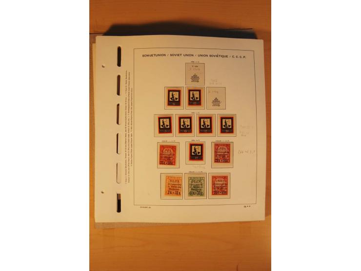 1858/1991, postfrische und ungebrauchte sehr reichhaltige Sammlung mit u.a. Mi.-Nr. 168y, 185IIB, 214c, 400Bxb, 427-28, 429-4